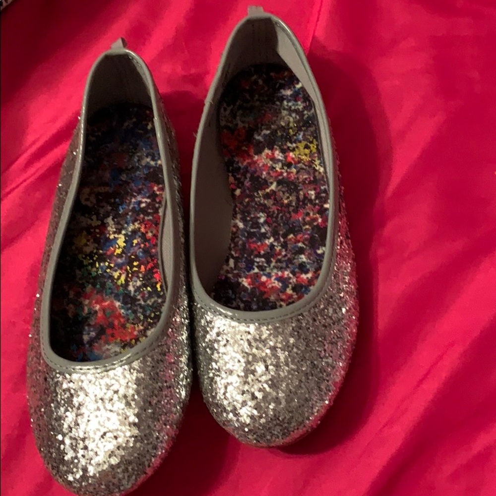 Girls girl glitter shoes